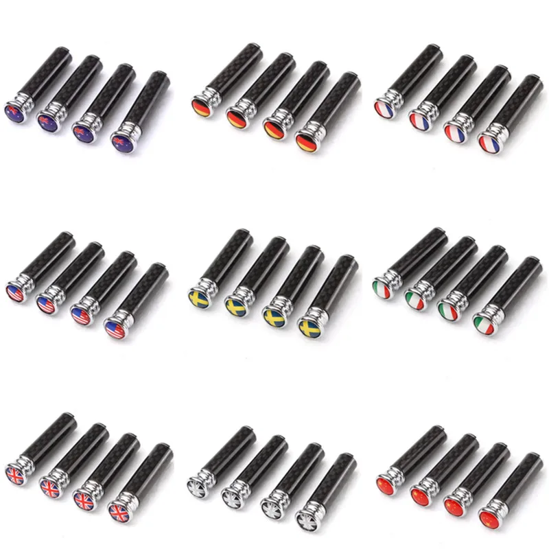 

For Land Rover Discovery Mazda Speed Mitsubishi Ralliart Pajero National Flag Emblem Car Door Lock Pin Button Knob Cover Styling
