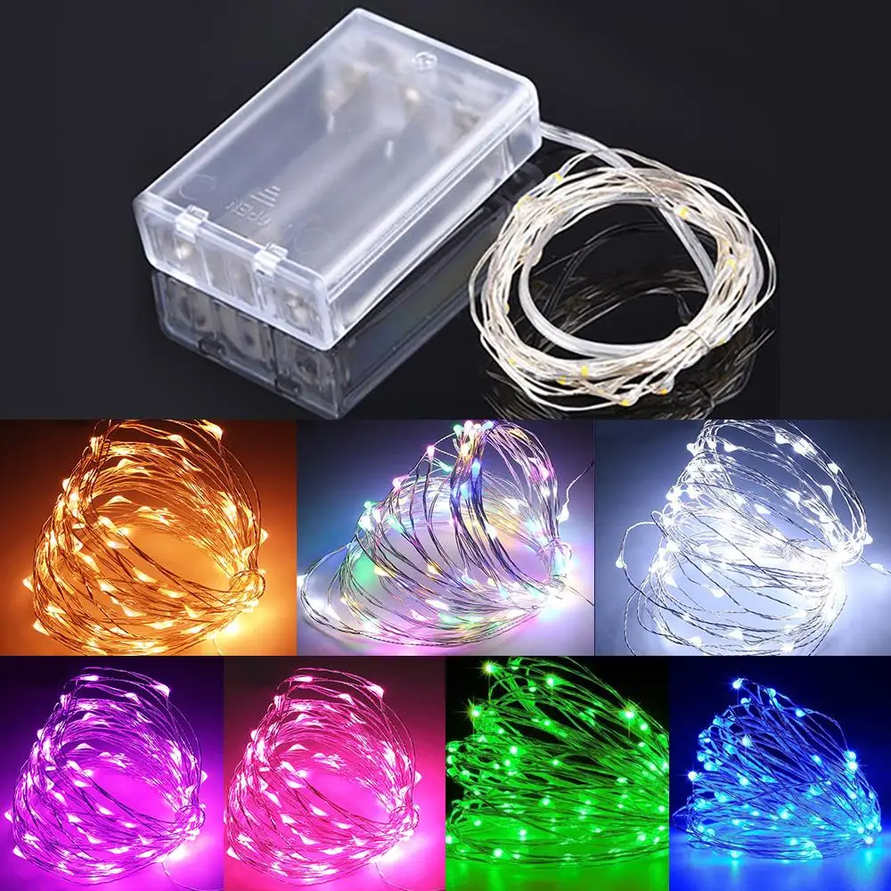 

Fairy String Copper Wire Outdoor Festival Yard Fairy String Light Durable Battery 30 LED Xmas Decor Landscape Lamp Super Bright