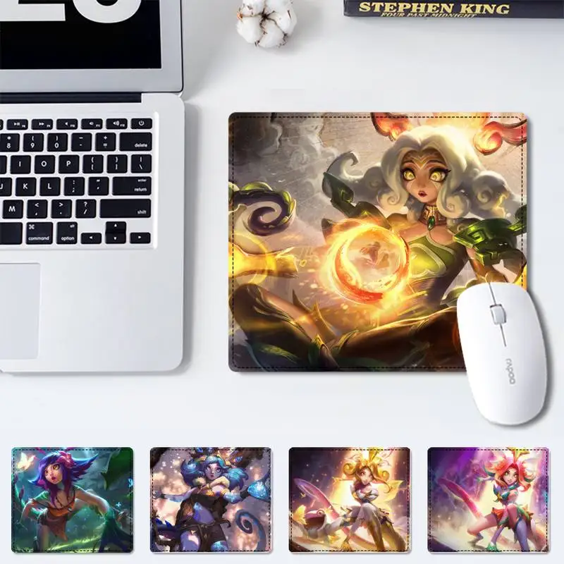 

Trend League of Legends Neeko Mouse Mat mouse non-slip pad player pad small size rubber Gaming mouse Pad office Desk Mat