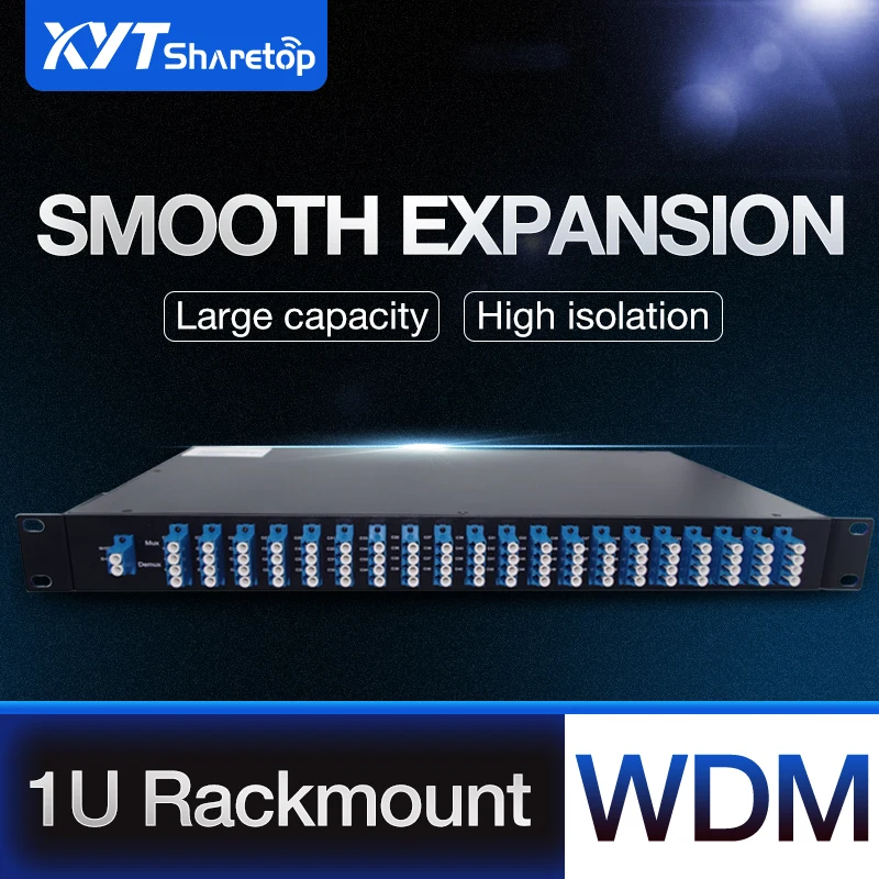 WDM Network FTTH /CATV 1U Rackmount CWDM 8 канальный модуль MUX Demux Single Fiber|cwdm mux|fiber moduleftth fiber |