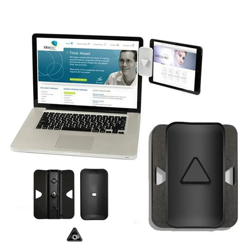 Сворачиваемый тройной экран для рабочей станции ноутбука мульти подставка