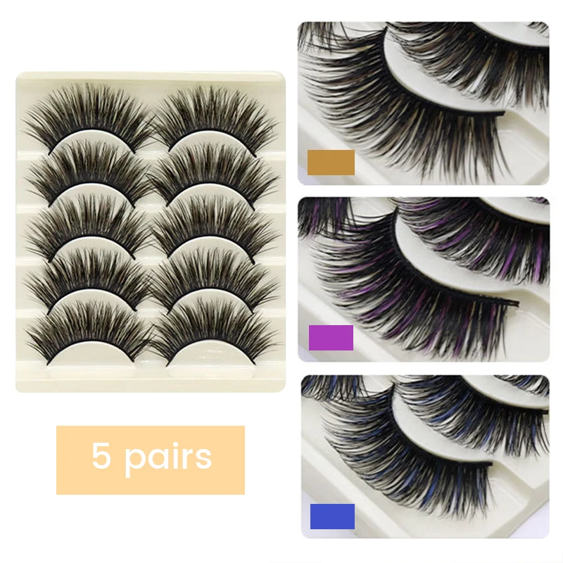 

Разноцветные накладные ресницы, густые тонкие привитые накладные ресницы, сценический макияж для вечеринки, высококачественные удлиненные накладные ресницы