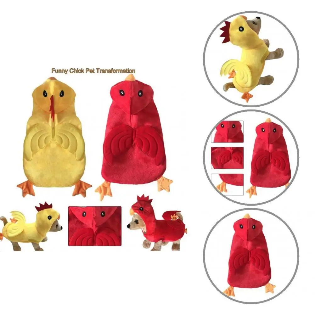 

Beautiful Three-dimensional Chick Costume Pet Sweatshirt Pet Apparel Flannel Easy to Wear