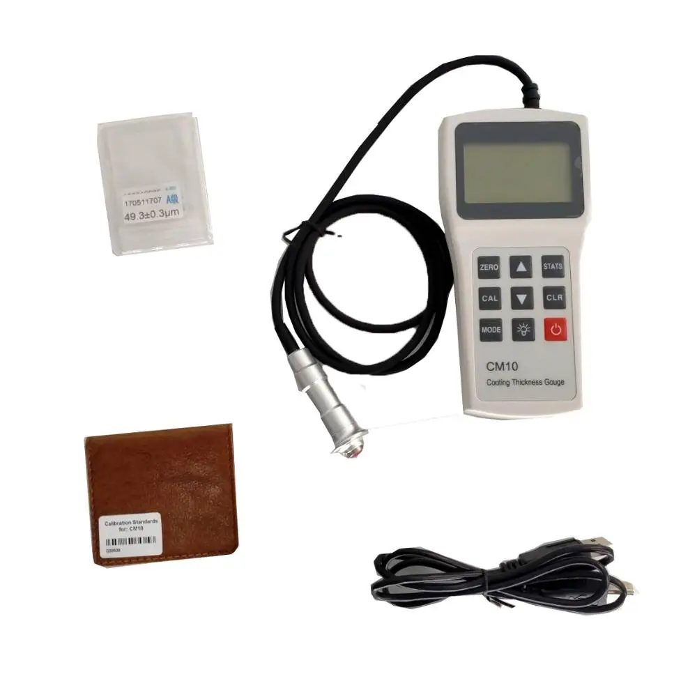 Магнитный толщиномер CM10F 0 3000 мкм измеритель толщины оцинкованного покрытия