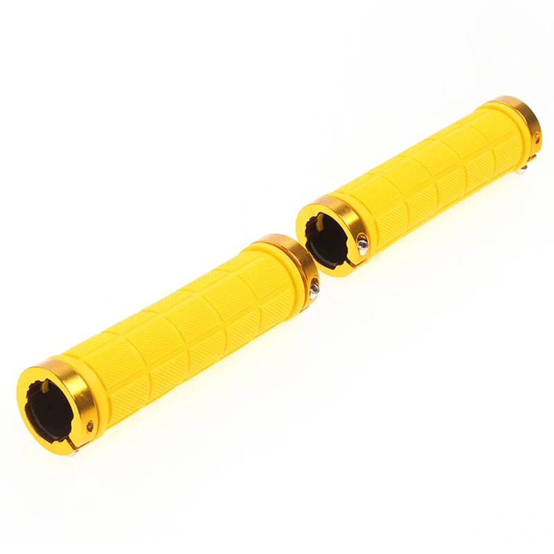 

ROCKBROS Bicycle Grips Rubber Fixed Gear Lock-on Cycling Grips Anti-skid Soft Durable MTB Bike Bicycle Handlebar Bike Parts Bmx