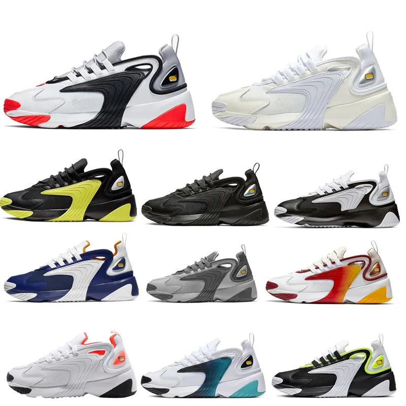 M2K 2K Tekno 2000 мужские кроссовки для женщин тройной черный белый динамический желтый