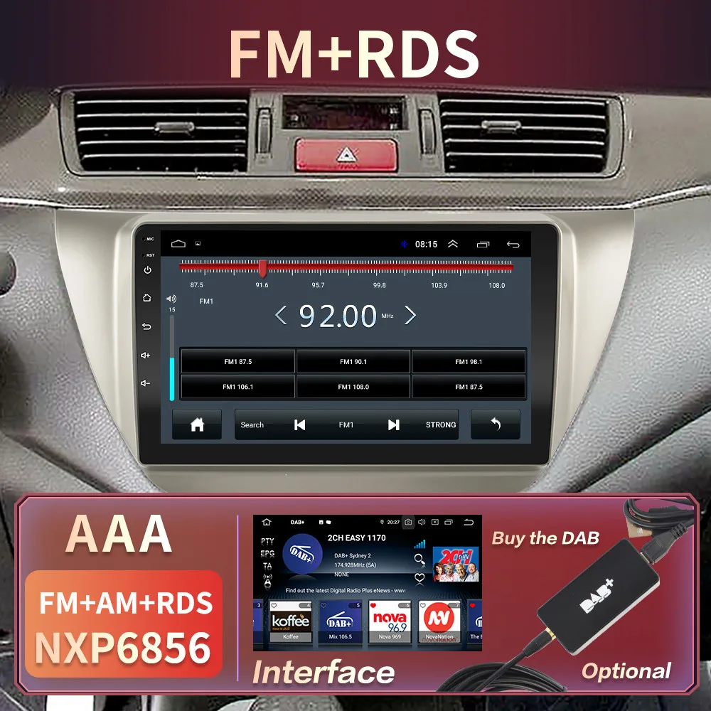 Автомобильный мультимедийный плеер с камерой Android 360 GPS для Mitsubishi Lancer 9 CS 10 0-2000 Carplay
