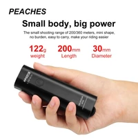peaches 400lm mountain bike light bicycle usb rechargeable headlight waterproof night riding cycling accessories with taillight