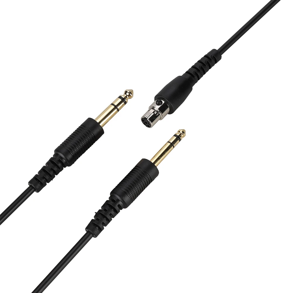 

230cm Aviation Headphone Plug Cable Replacement Cable Adapter Universal for Pilot DIY Cable Switch Plug