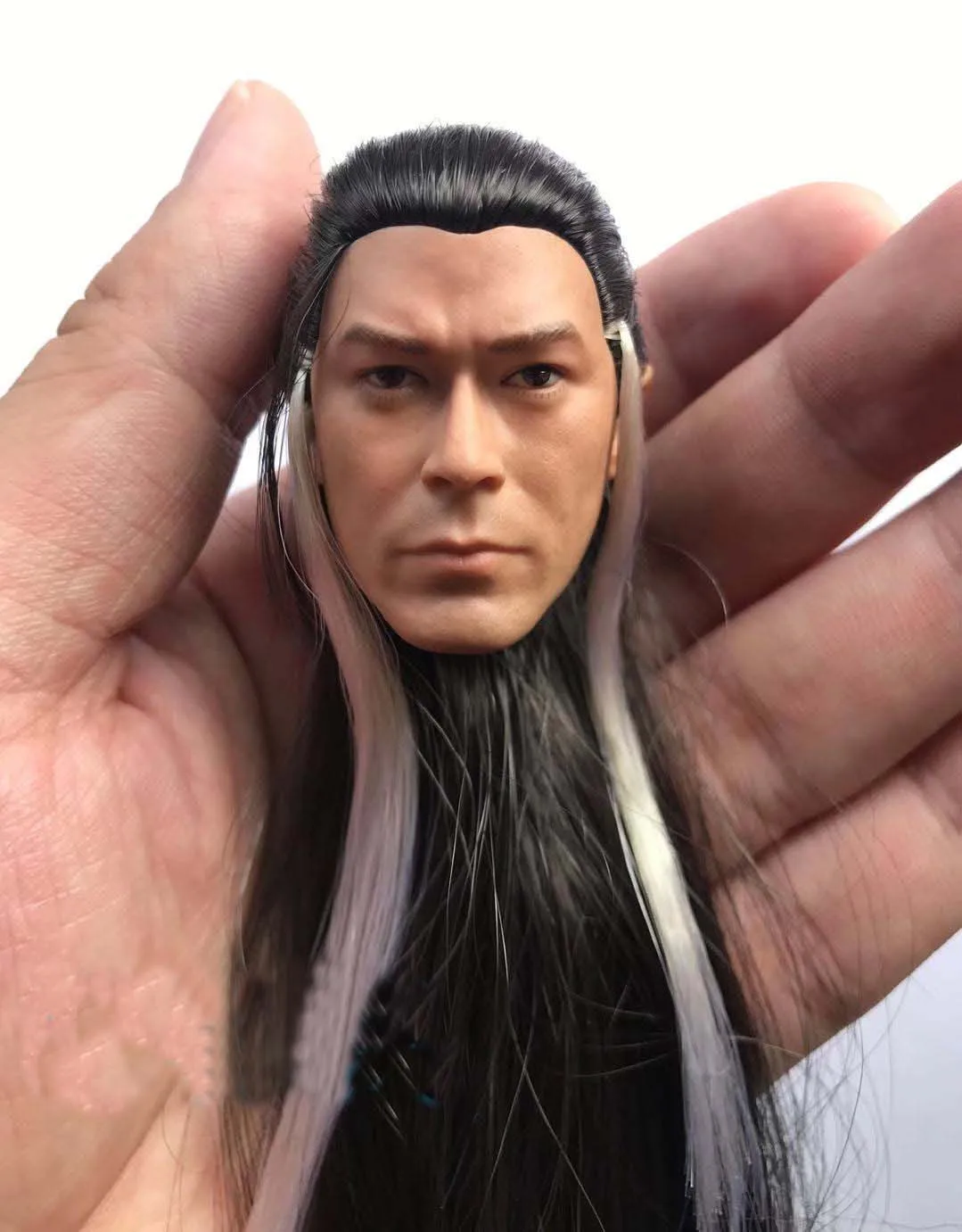 Коллекция Yangguo голова Sculpt 1/6 масштаб Луи КОО Модель с длинными натуральными