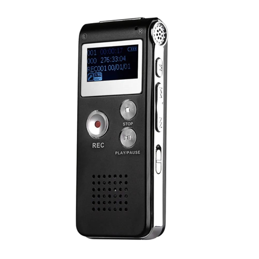 8GB Клип USB Цифровой диктофон Аудио Диктофон Запись Ручка MP3 плеер