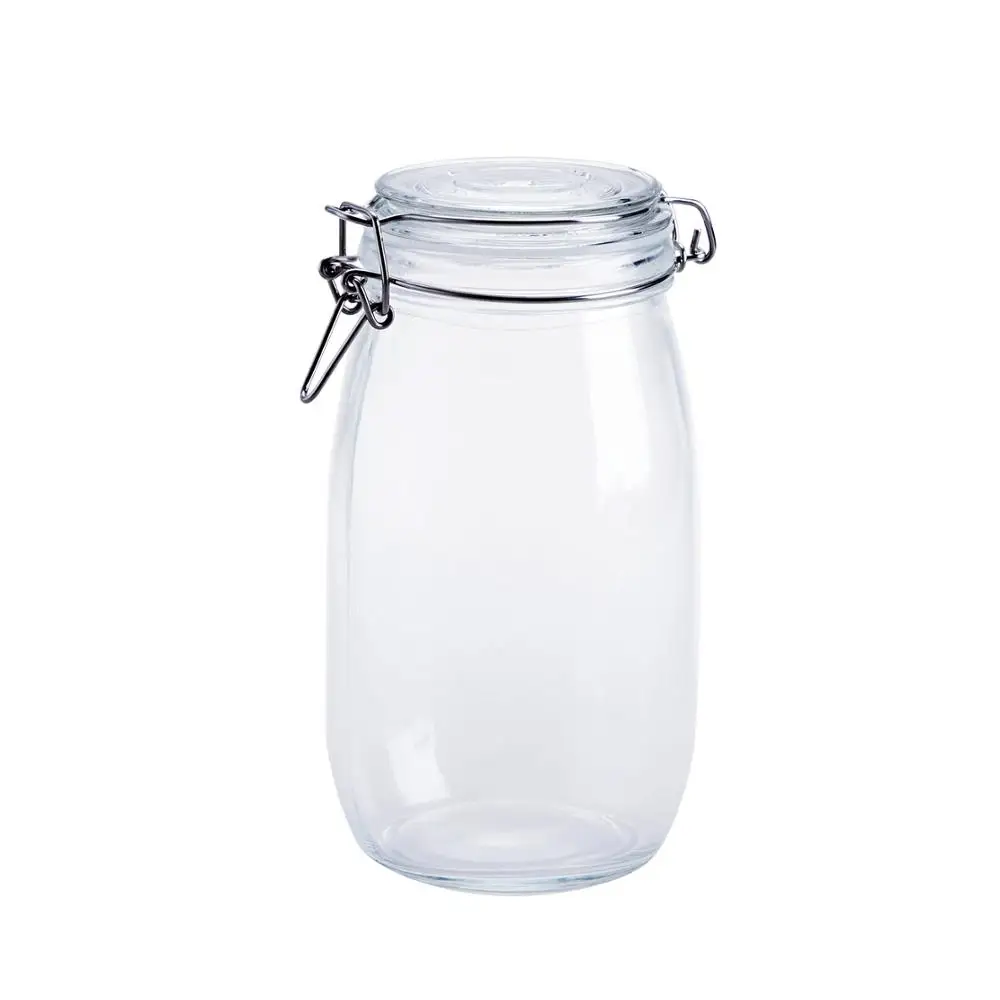 1500ml 1 шт. кухонные стеклянные контейнеры для хранения вина мариновка банка горшок прозрачная банка для хранения продуктов бутылка уплотнительная пробка прозрачный контейнер для пищи - Цвет: 1500ml