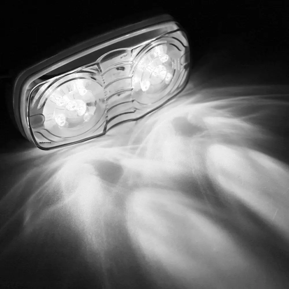 4* Marker Light Smoked Lens FOR Jeep Trailer Rear Truck Accessory | Автомобили и мотоциклы