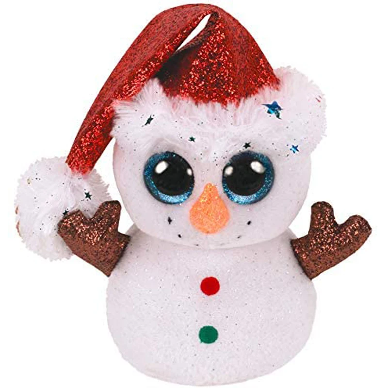 

Ty Beanie Baby Christmas Snowman Plush Toy 15cm