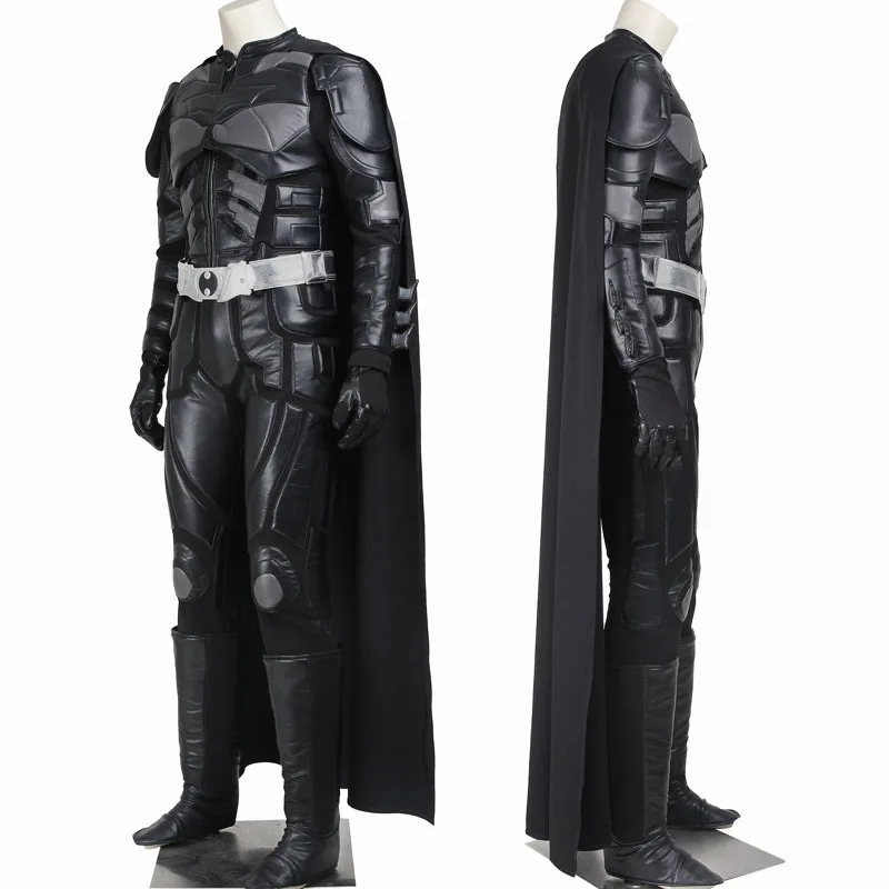 Halloween Superhero Dark Knight Bat Bruce Wayne Clothes Cosplay Costume Adult Battle suits Outfit Party Full Props Suit