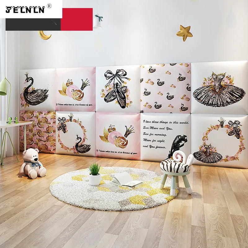 Балетные татами детская комната Детский крах изголовье мягкий пакет задний фон настенная панель стены