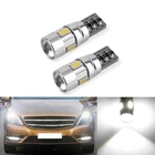 2x T10 LED W5W Samsung Автомобильные светодиодные лампы для автомобилей Mercedes Benz W221 W220 W163 W164 W203 C E SLK GLK CLS M GL