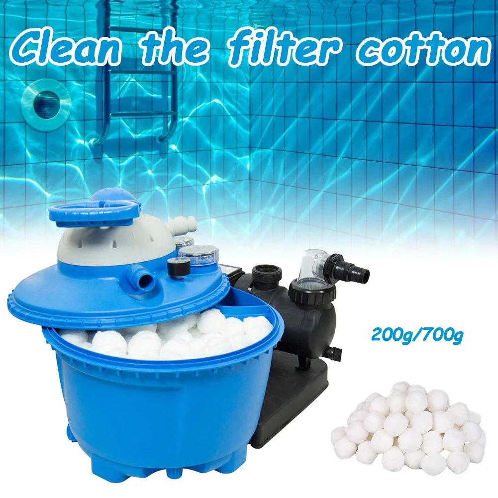 

Swimming Pool Filter Balls Eco-friendly Swimming Pool Cleaning Filter Media Fiber Cotton Balls Alternative to Sand Filters
