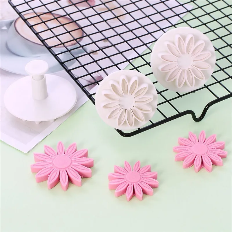 Рождественская елка Chreey цветок помадка торт формы печенье паста Плесень Sugarcraft плунжерный резак кекс украшения торта набор инструментов