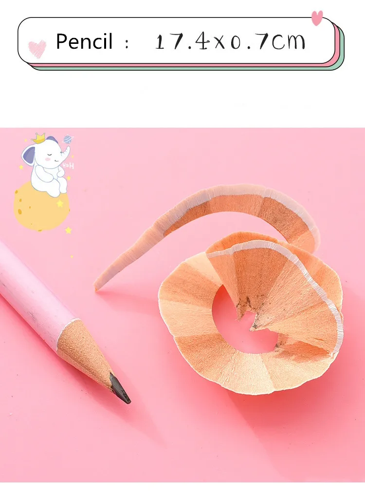 1 Набор Kawaii Мультфильм Единорог кролик HB деревянные карандаши для детей эскиз исследования карандаши с линейкой ластик Ручка точилка подарочный набор