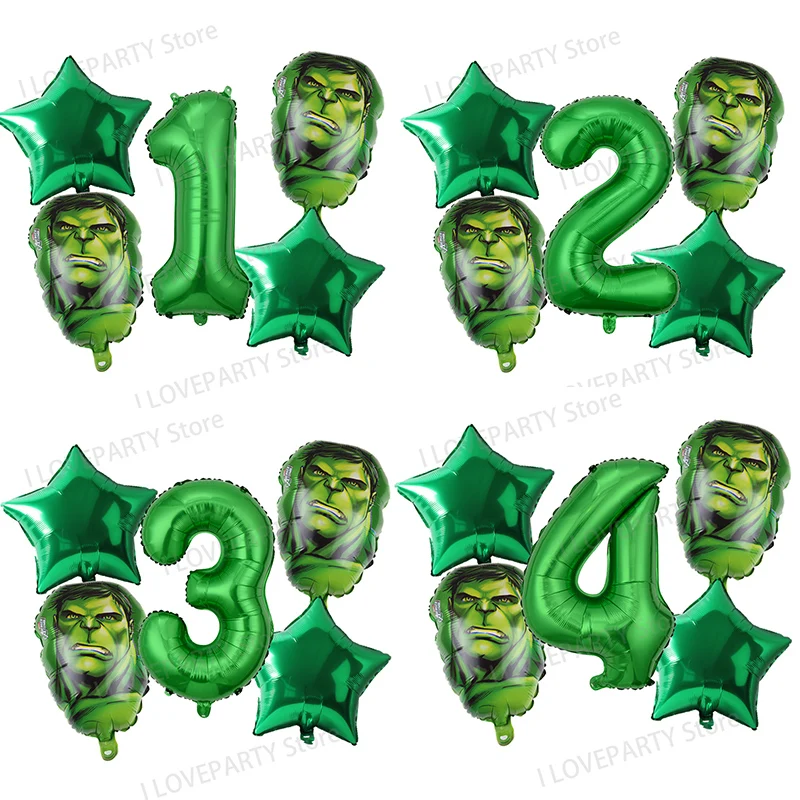 

5 шт., фольгированные воздушные шары «мстители»