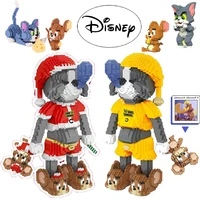tom and jerry christmas pajamas tom cheese miniature building blocks educational toys children toys assembled ornaments