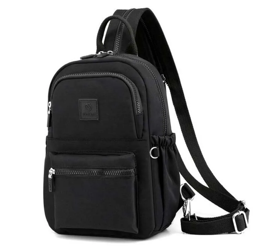 

Free Shipping 2021 New Style High Quality Nylon Double Shoulder Bags Men Women's Messenger Bag Casual Waterproof Travel Backpack