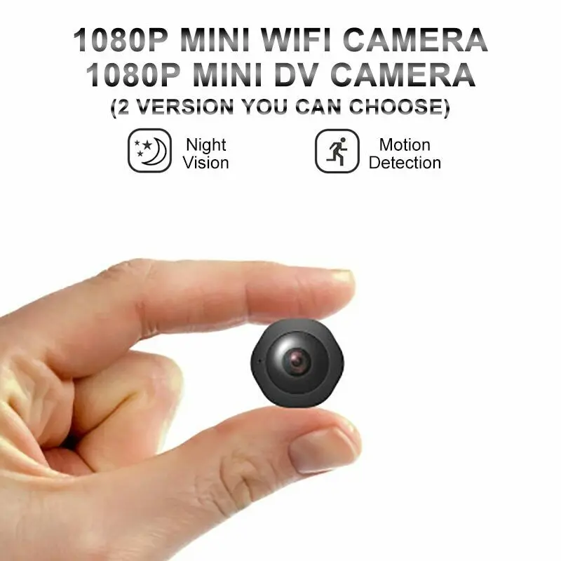 Мини камера HD 1080P с детектором движения ночным видением DV Wi Fi 2 версии микро Camara Espia