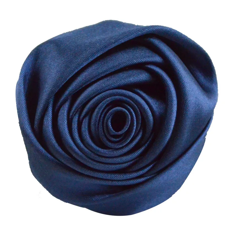 

50PCS 5.5cm Fabric Rose Bud Appliqued Floral Patches Ornament no pin back FOR DIY brooch hair accessories jewelry finding