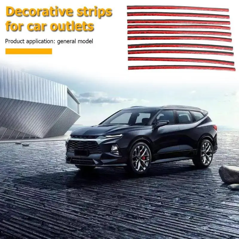 10 шт. стайлинга автомобилей воздуха на выходе A/C вентиляционная решетка