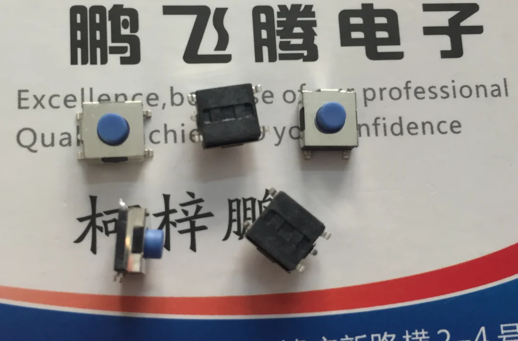 10 шт./лот оригинальный американский E-SWITCH TLE3303AF260QG сенсорный переключатель 6*6*4 3 SMD