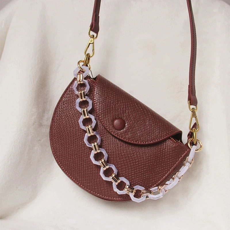 

WDFVGEE сменный акриловый ремешок с ручкой для пляжной сумки ручной работы, аксессуары для сумок