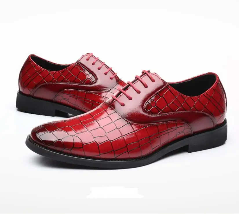 

New Italian Style Dress Shoes men Leather shoes Loafers Business Oxfords Work shoes men Groom Wedding Shoes Formal Suits Shoes