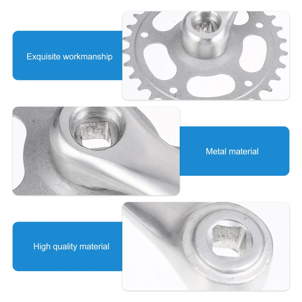 

1 Set Single Speeds Crankset Single Speeds Hollow Crankset for Road Bike