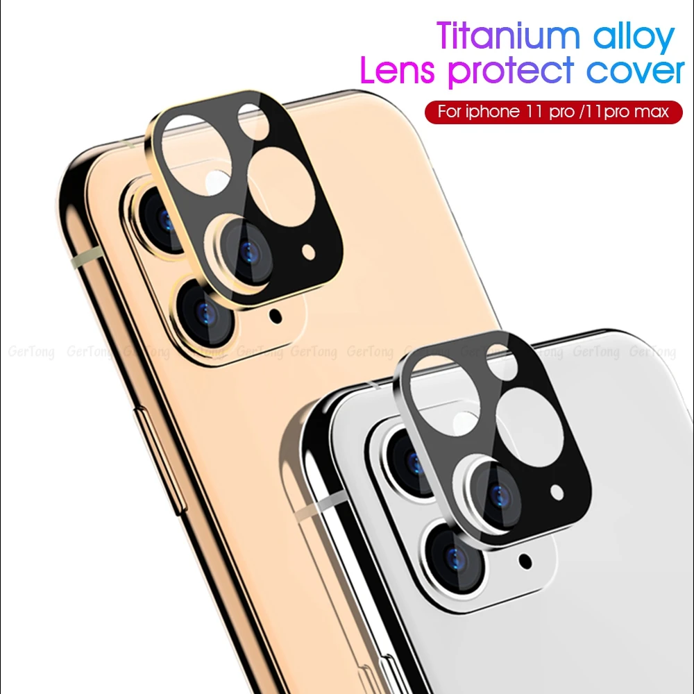 2 шт 3D Алюминиевый металлический объектив полное покрытие для iPhone 11 задняя камера