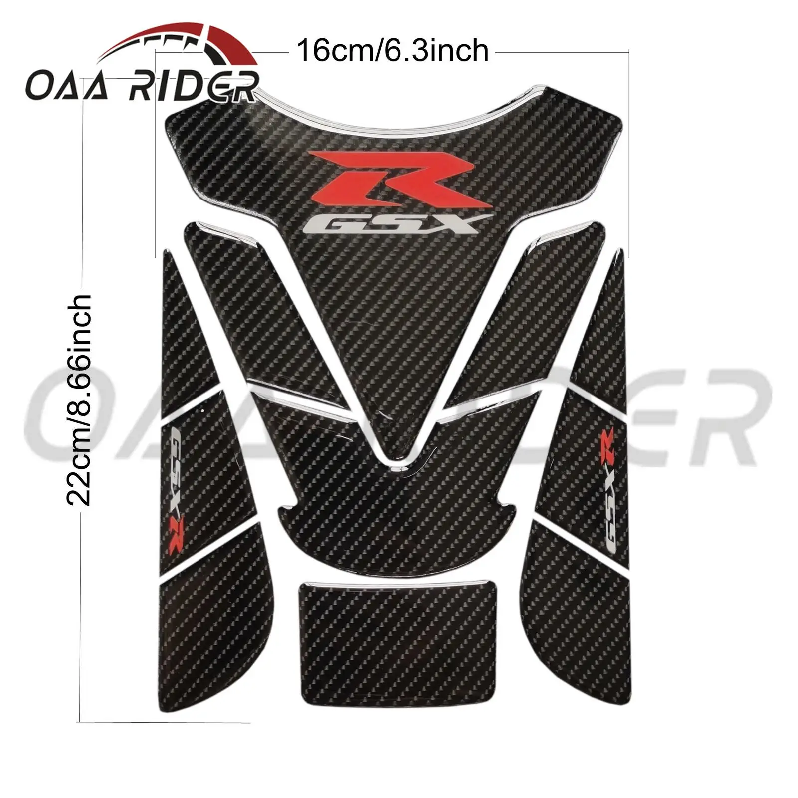 3D углеродного волокна топливного бака Pad Стикеры для Suzuki GSXR600 GSXR750 GSXR1000 GSX-R K1 K3 K4 K5 K6