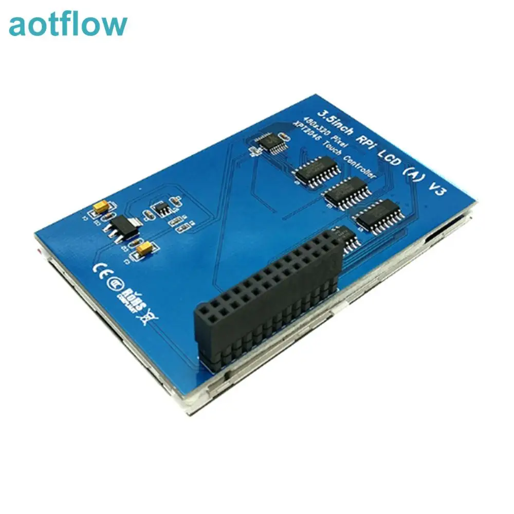 3 5 дюймовый TFT ЖК дисплей сенсорный экран монитор для Raspberry Pi 2 Модель B 1 480x320