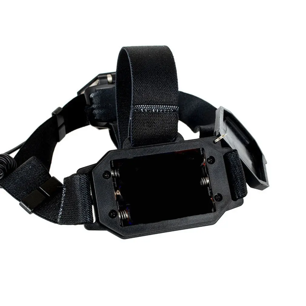 

Outdoor LED Red Light Warning Headlight Portable Mini Headlight Life Waterproof Powered Lighting Night Headlight