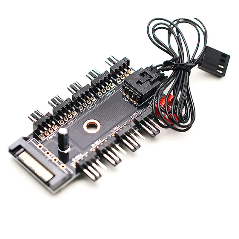 4-контактный Компьютерный Вентилятор с контролем скорости концентратор может