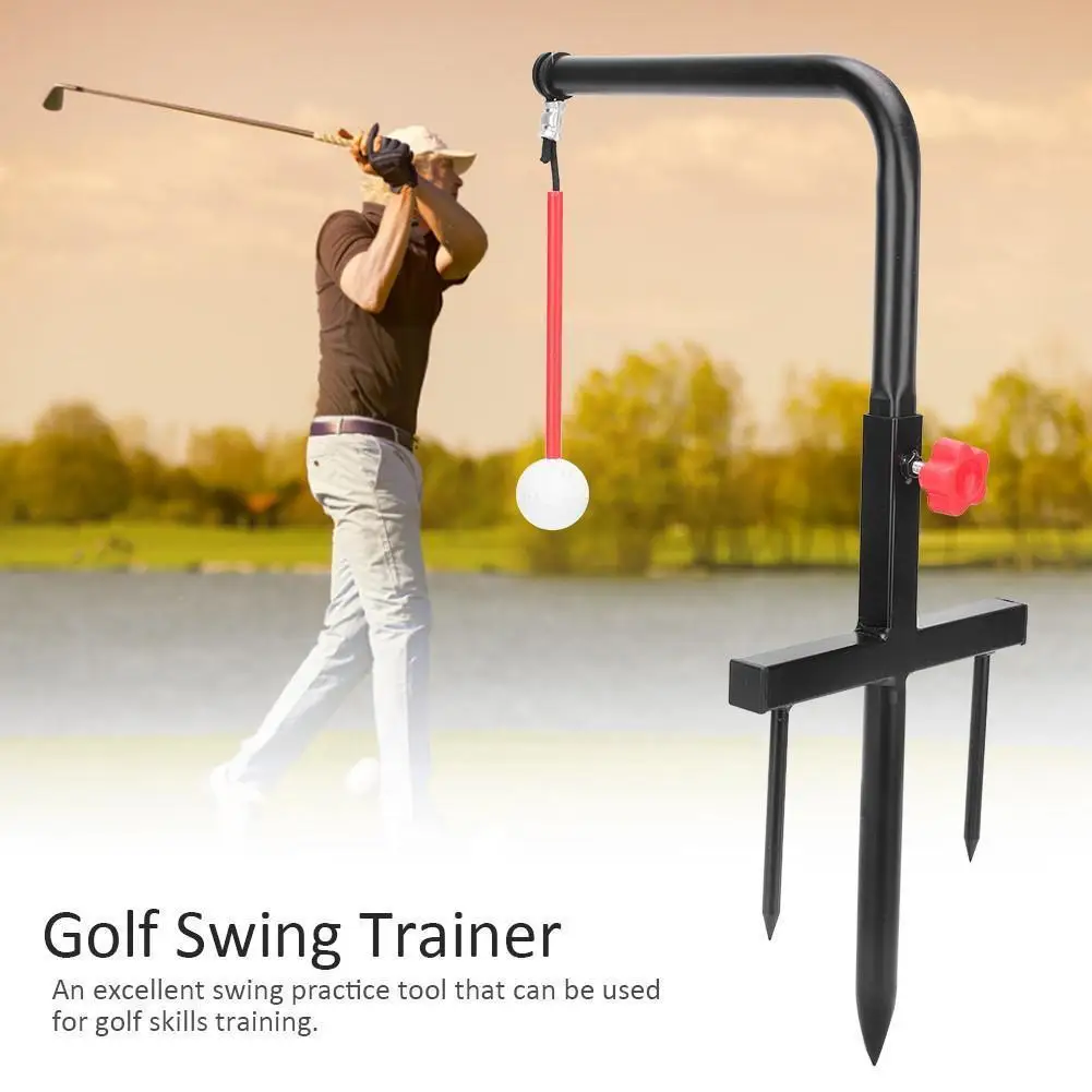 

Golf Swing Training Device Iron Golf Swing Training Practice Guide Sportys Outdoor Indoor Aids Swing Equipment Trainer V5L4