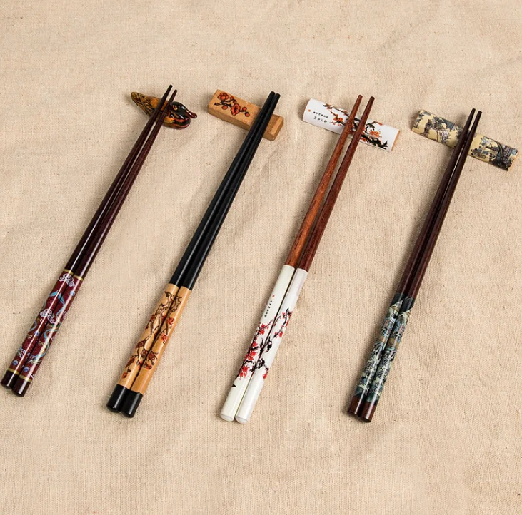 Китайские деревянные палочки ручной работы Пищевые Инструменты для еды
