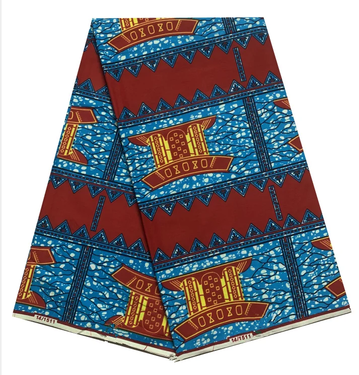 

2022 ткань с Африканским восковым принтом из Анкары 100% хлопок в нигерийском стиле пэчворк шитье гарантированно настоящий воск для платьев