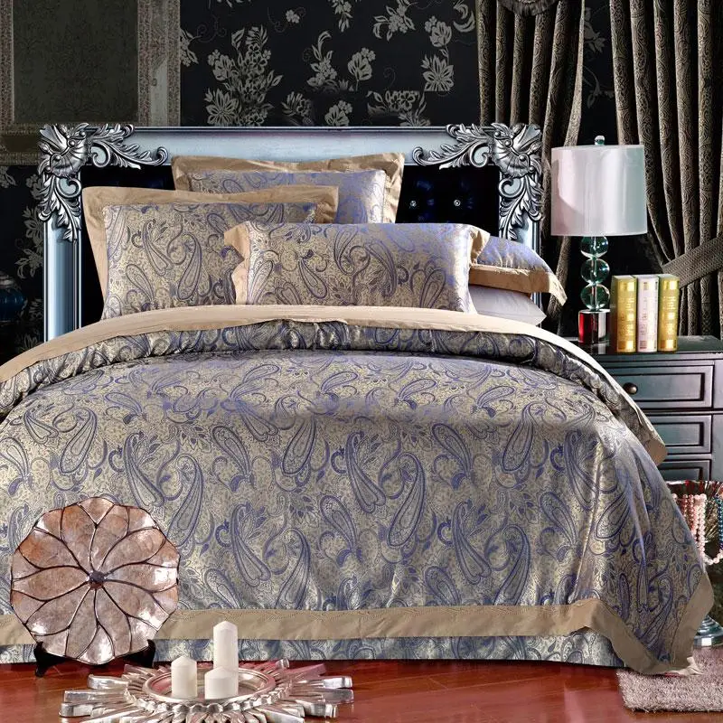 Горячая Распродажа ткани из шелка и хлопка роскошные жаккардовые вышитые