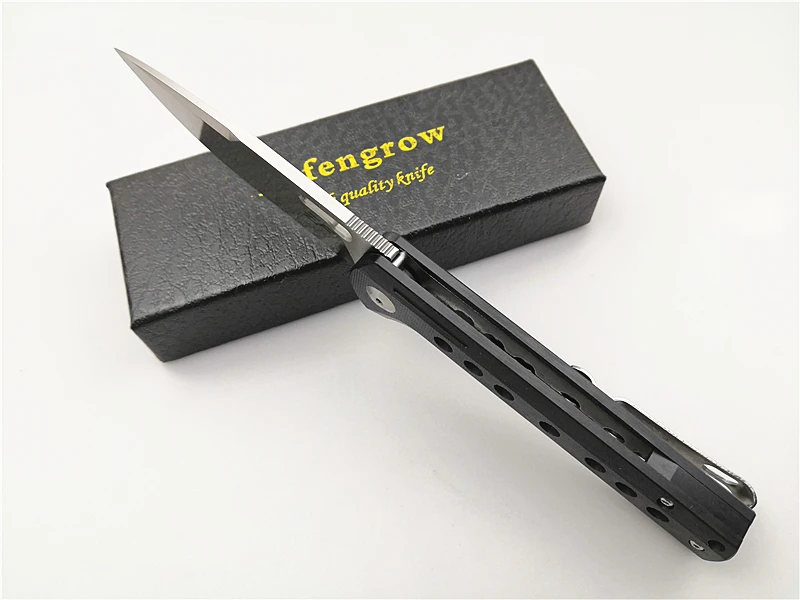 Eafengrow EF910 складной нож G10 Ручка D2 лезвие шарикоподшипник Флиппер Кемпинг/Выживание/открытый/Тактический нож складной EDC инструмент