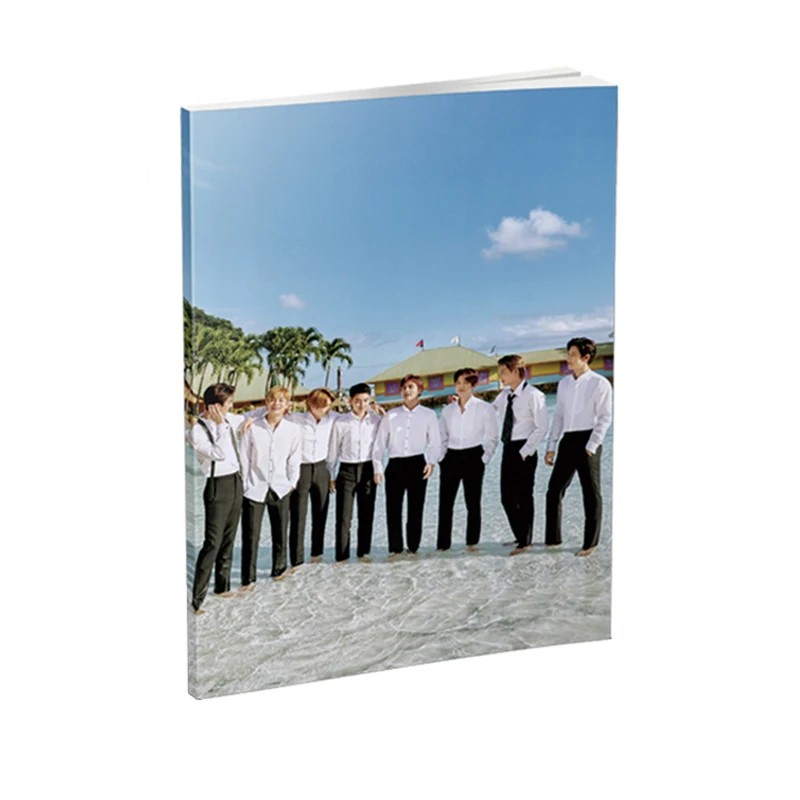 Kpop EXO Гавайские фотокниги KAI SEHUN BAEKHYUN CHANYEOL Мода K-pop EXO маленький фотоальбом фото плата, вентиляторы сувенир