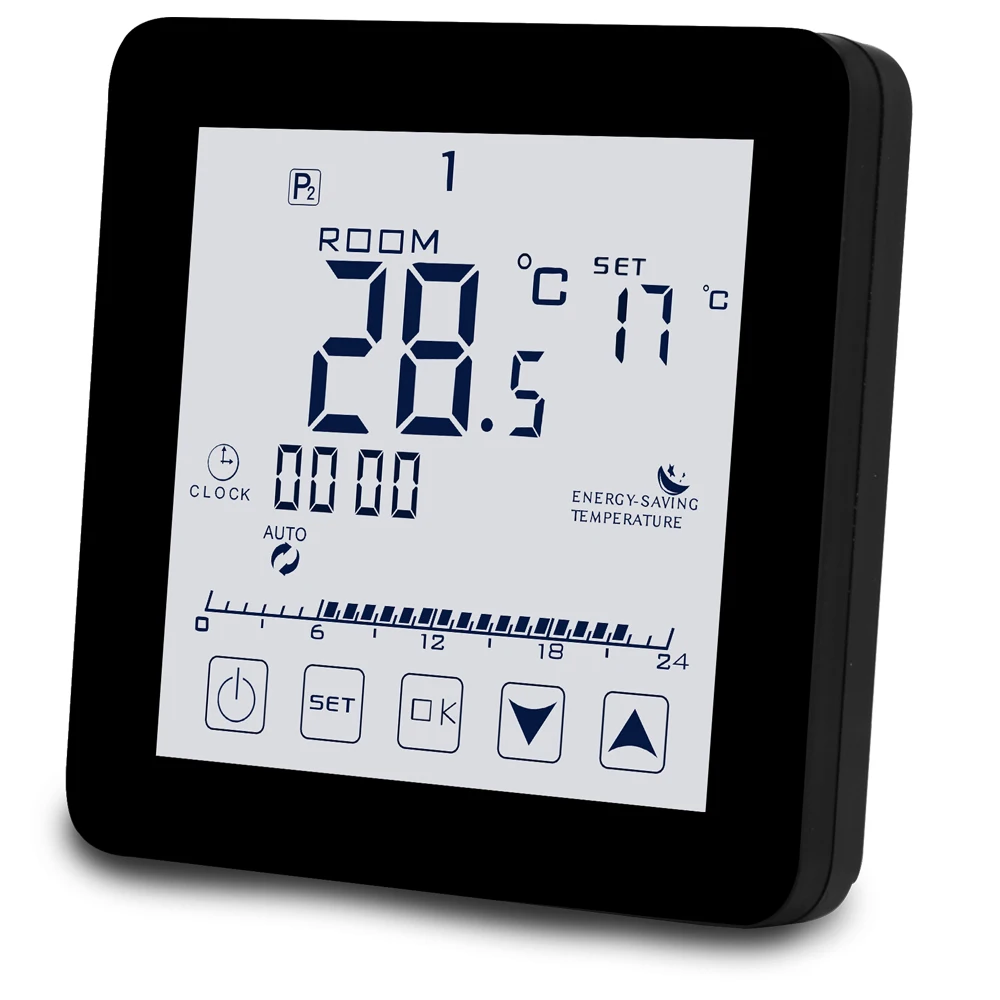 wifi thermostat термостат регулятор температуры термостат для котла терморегулятор для котла терморегулятор для теплого пола wifi термостат котел room thermostat термостат на тёплый пол boiler терморегулятор 220 в echo - Цвет: White backlight
