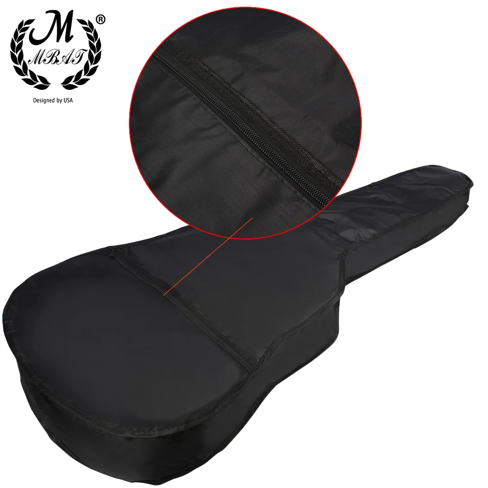 M MBAT 38/41 Inch Classical Acoustic Guitar Carry Bag Soft Case with Shoulder Strap Unisex Backpack Side Portable Handle Pocket | Спорт и