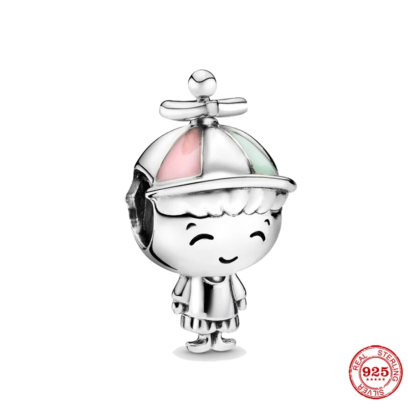 Новый бусины из стерлингового серебра 925 Маленький мальчик Шарм DIY ювелирных