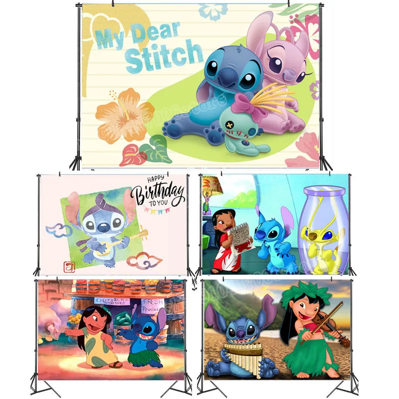 Чехол для смартфона с Лило и фотографии фонов Disney на день рождения фон фотографий