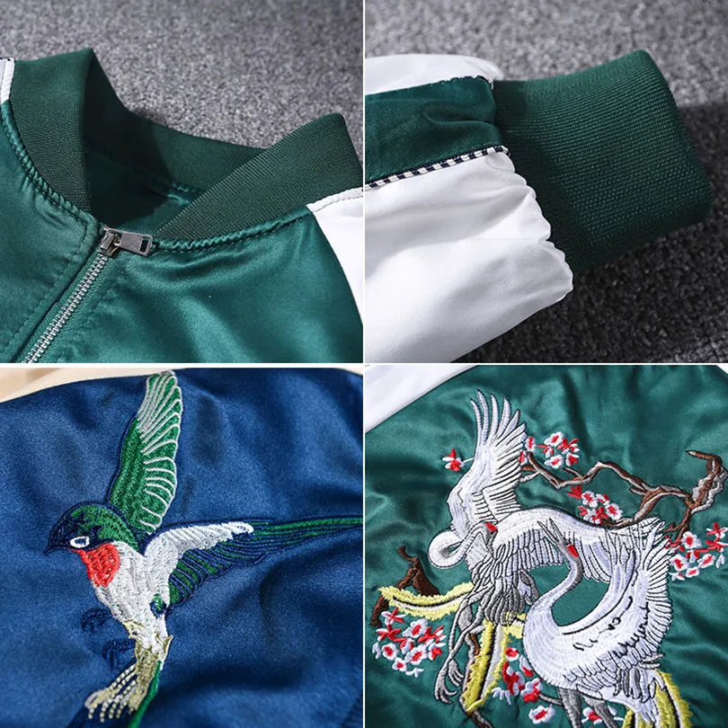 Осень 2021 куртки-бомберы Мужское пальто с вышивкой и длинным рукавом уличная